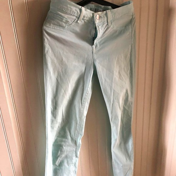 J Brand light teal / baby blue size 27 skinny jean - Picture 1 of 4